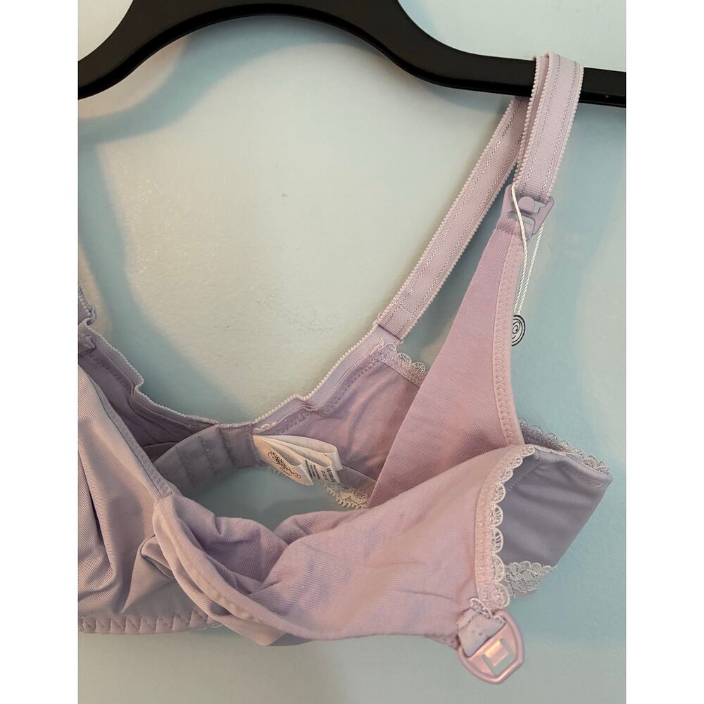 Cake Maternity Nursing Bra Wireless Lilac 36A NWT - Picture 4 of 7